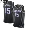 NBA Børn Trøje Sacramento Kings Davion Mitchell 15 2022-23 Jordan Statement Edition Sort Swingman